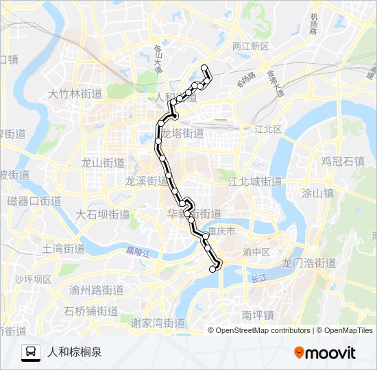 606路区间 bus Line Map