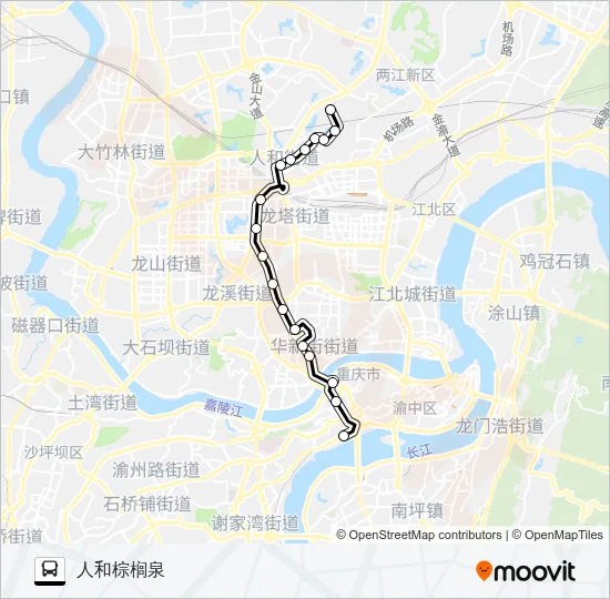 公交606区间路的线路图