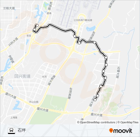 公交693空调路的线路图