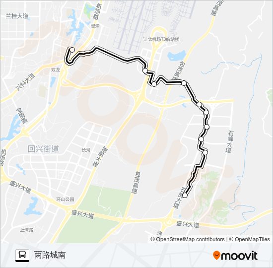 693路空调 Bus Line Map