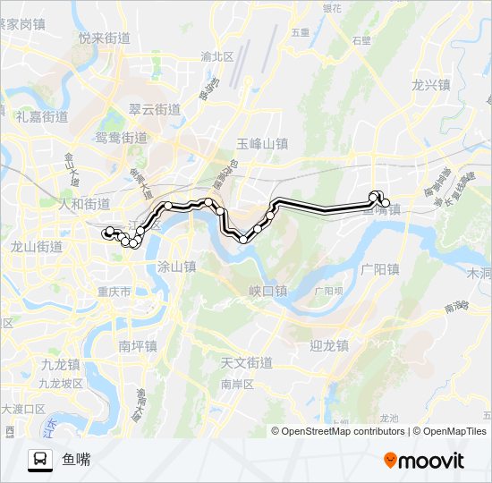 公交885区间路的线路图