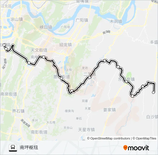 南天线 Bus Line Map