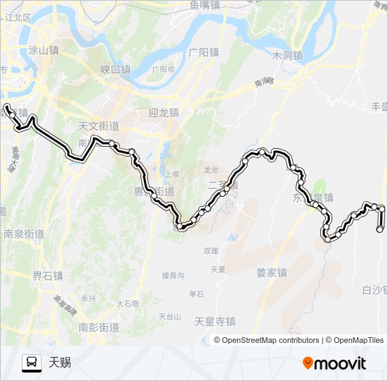 南天线 Bus Line Map