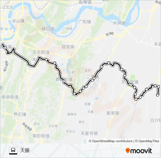 南天线 Bus Line Map