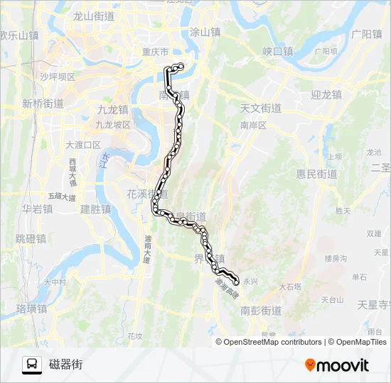 302路 Bus Line Map