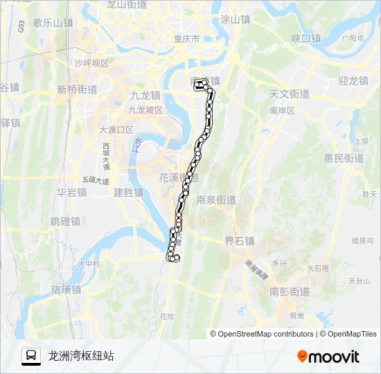 303路 Bus Line Map