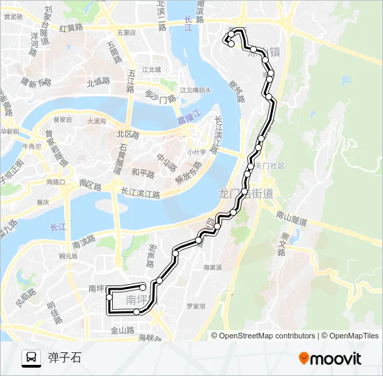 304路 Bus Line Map