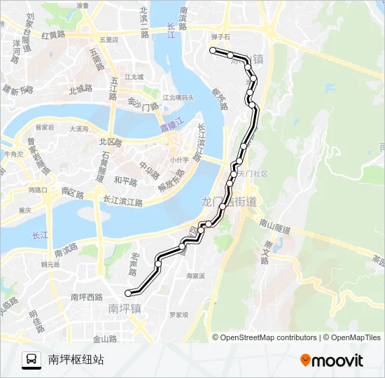 304路 Bus Line Map