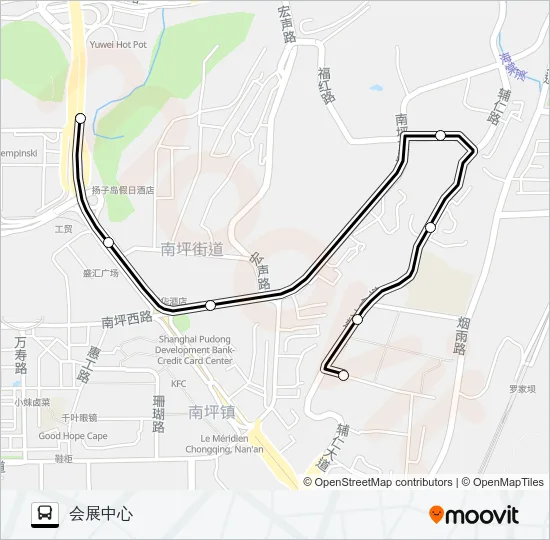 306路 Bus Line Map