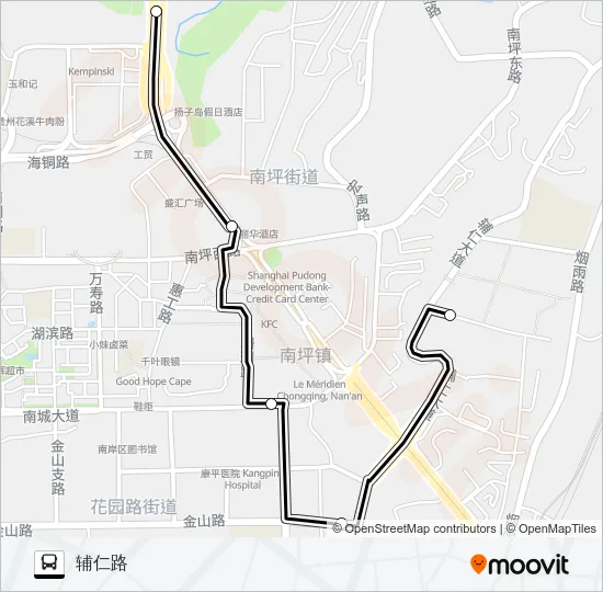 306路 Bus Line Map