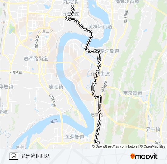 公交310路的线路图