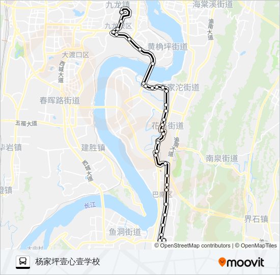 公交310路的线路图