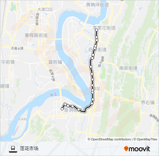 公交311路的线路图