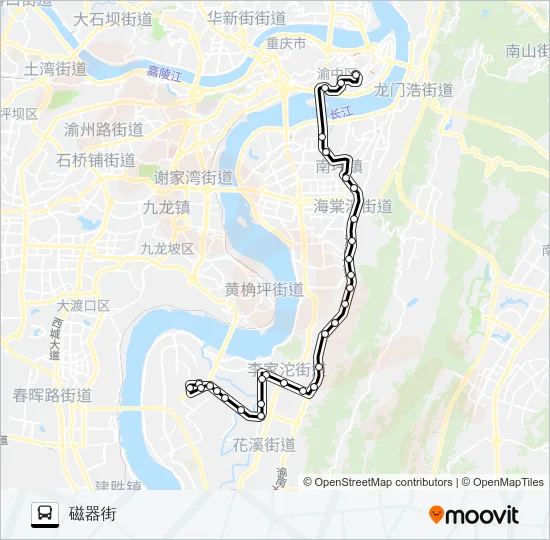 313路 Bus Line Map