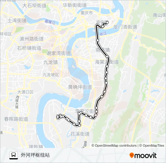 313路 Bus Line Map