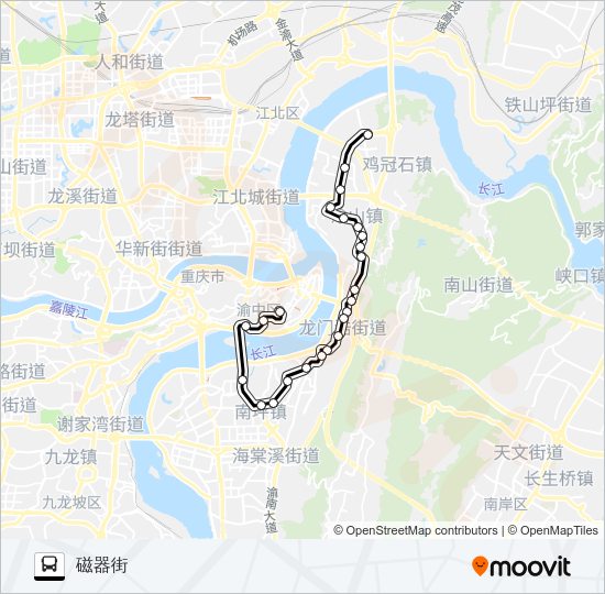 公交315路的线路图