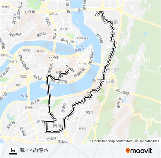 公交321路的线路图