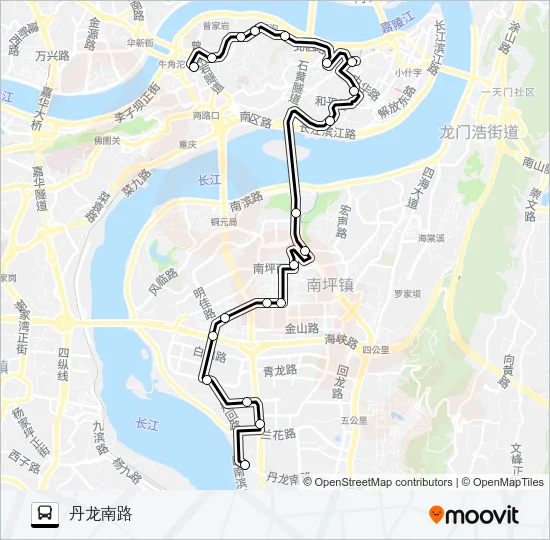 322路 Bus Line Map