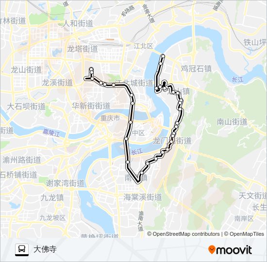 公交323路的线路图