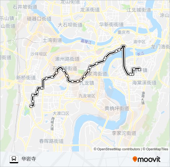 公交325路的线路图