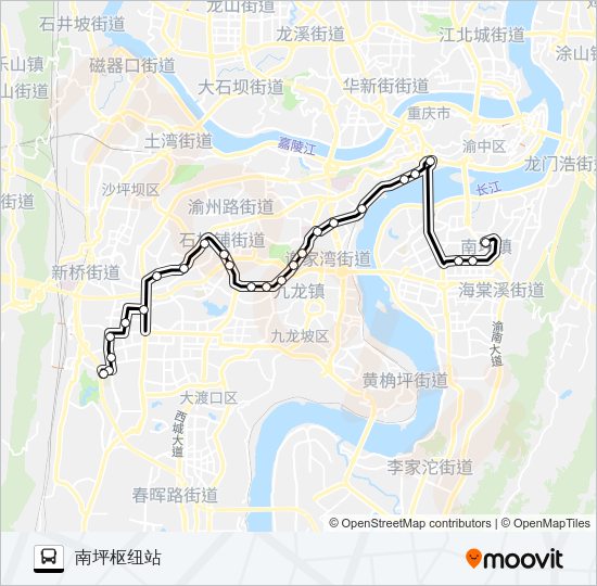 公交325路的线路图