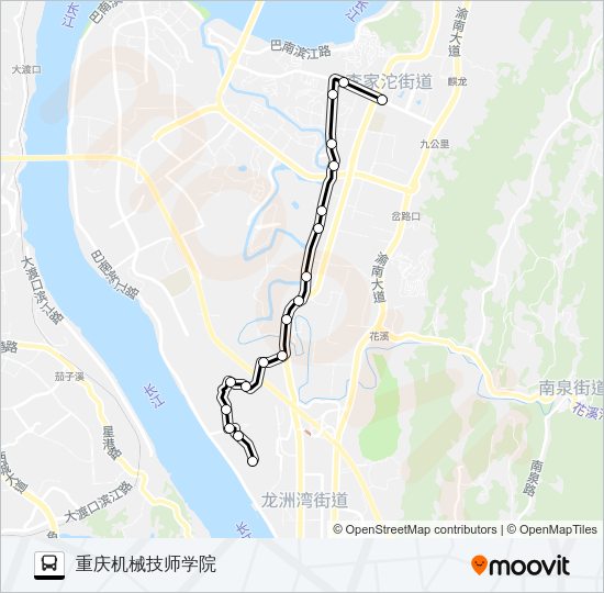 公交328路的线路图