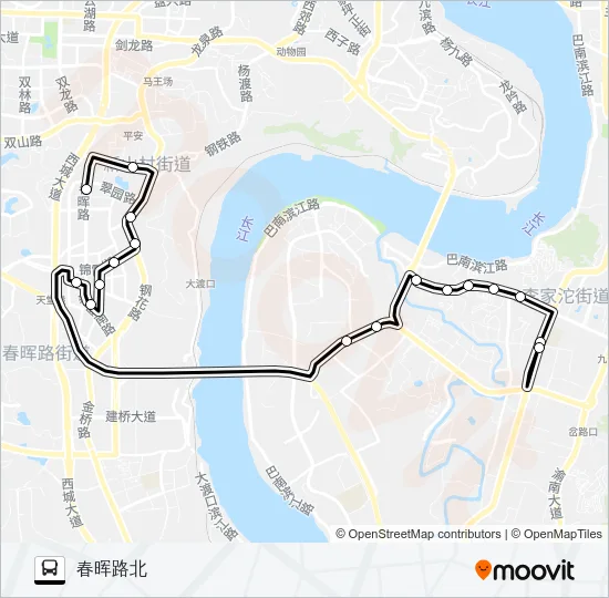342路 Bus Line Map