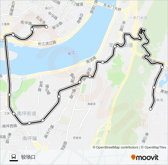 346路 Bus Line Map