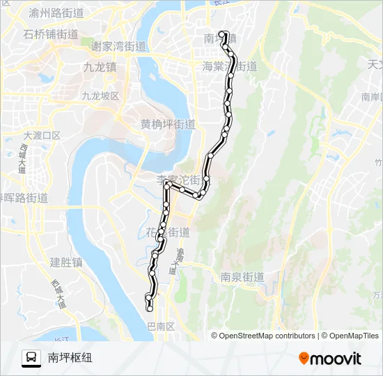 348路 Bus Line Map