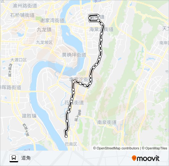 公交348路的线路图