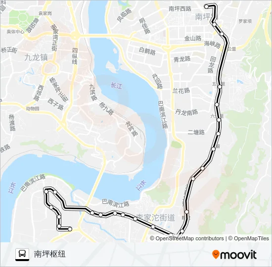 349路 Bus Line Map
