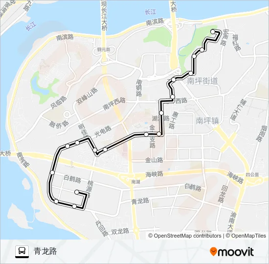 350路 Bus Line Map