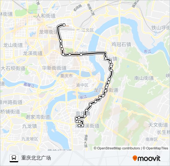 公交354路的线路图