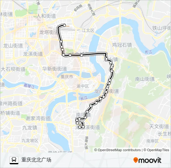354路 Bus Line Map