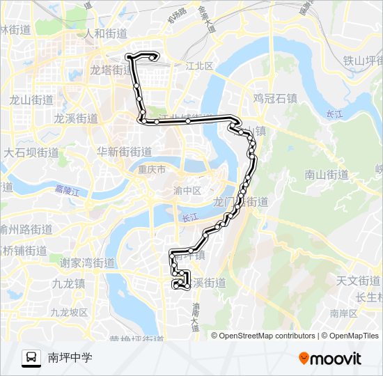 公交354路的线路图