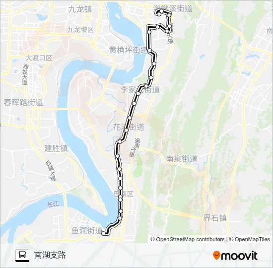 358路 Bus Line Map