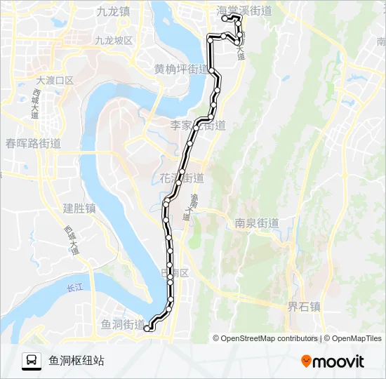 358路 Bus Line Map