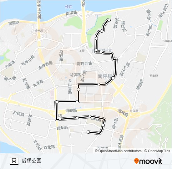 公交359路的线路图