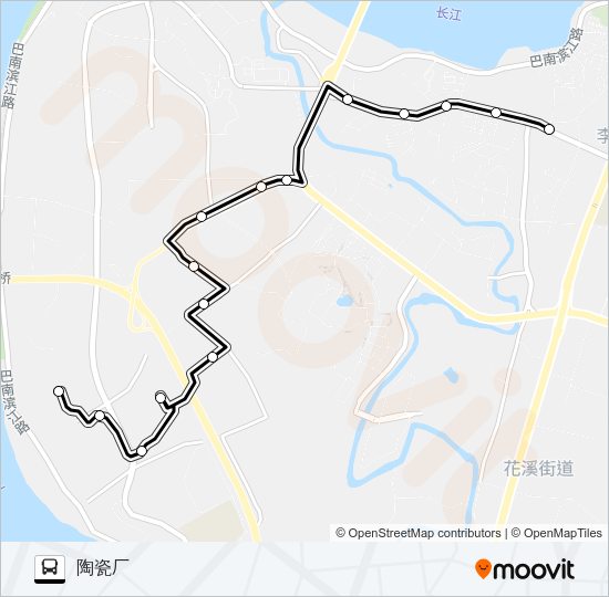 公交360路的线路图
