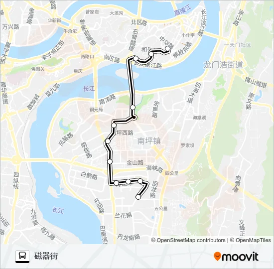 361路 Bus Line Map