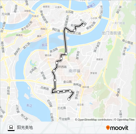361路 Bus Line Map