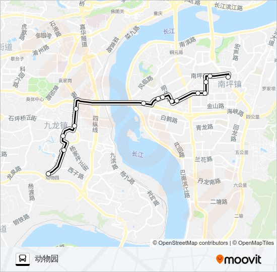 公交362路的线路图