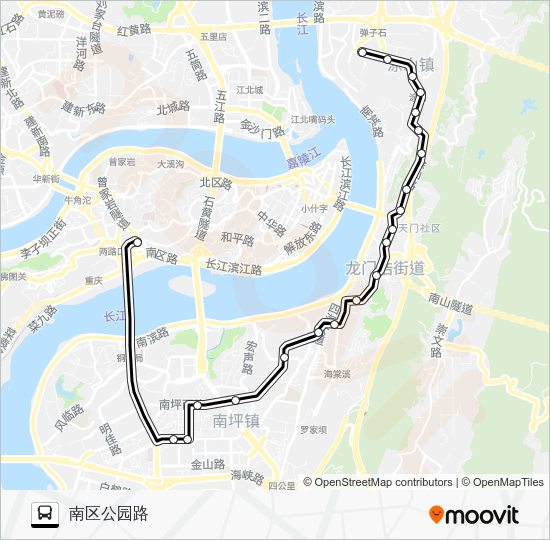 公交363路的线路图