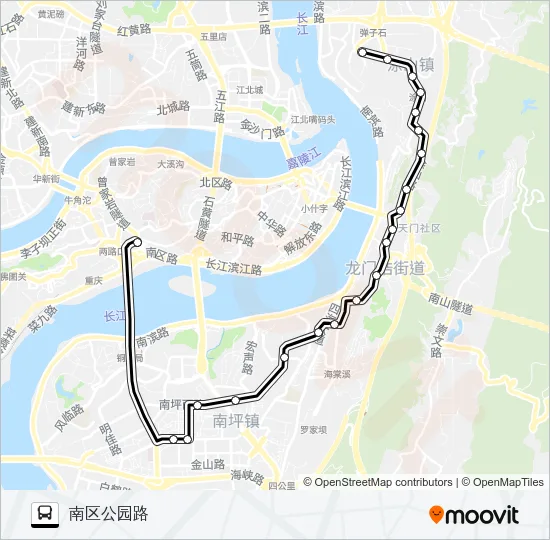 363路 Bus Line Map