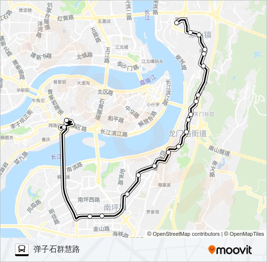 公交363路的线路图
