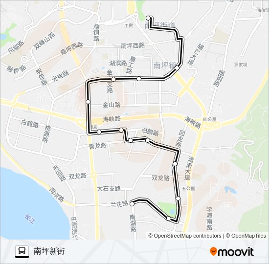 公交365路的线路图