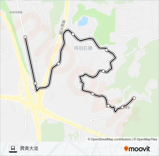 366路 Bus Line Map