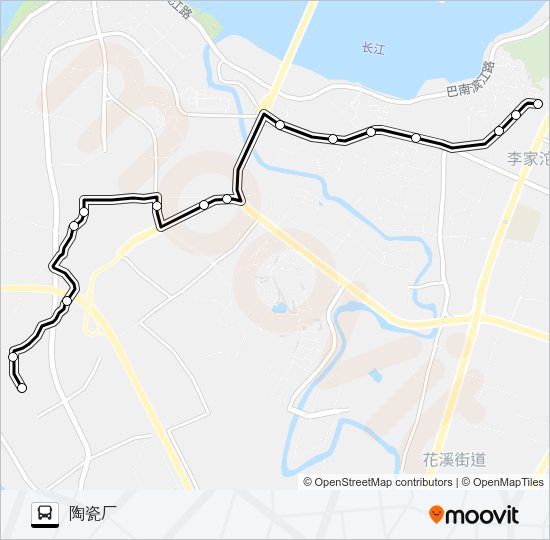 公交370路的线路图