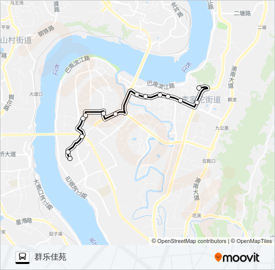 公交370路的线路图