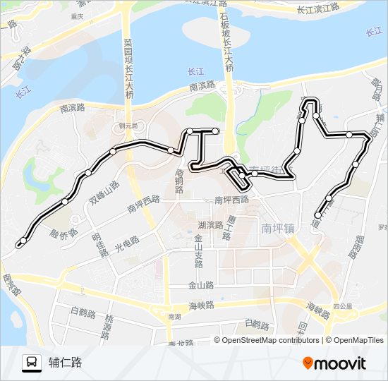 公交371路的线路图